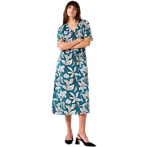 Garcia - G50280 - Jurk - Dierenprint - Korte Mouwen - Lange Lengte