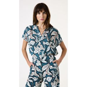 Garcia - G50230 Blouse - Dierenprint - Synthetisch