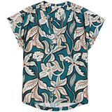 Garcia - Kraag - Bloemendessin - Korte Mouwen - Zachte Stof