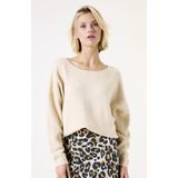 Garcia - Jeans Trui - Zand - Katoen/Metallic