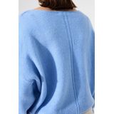 GARCIA - Gebreide Trui - Blauw - 68% Acryl, 25% Gerecycled Polyester, 5% Wol, 2% Elastaan