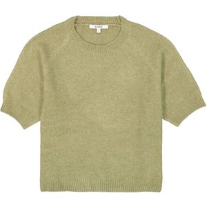 GARCIA - Dames Trui - Groen - Acryl, Gerecycled Polyester, Wol
