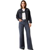 GARCIA - Emira 705 - Denim Jack - Zwart - Cropped Fit