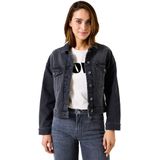 GARCIA - Emira 705 - Denim Jack - Zwart - Cropped Fit