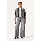 GARCIA - Emira 105 - Denim Jack - Grijs - Cropped - Relaxed Fit