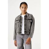 GARCIA - Emira 105 - Denim Jack - Grijs - Cropped - Relaxed Fit