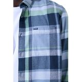 GARCIA - Overhemd - Blauw - Geruit Flanellen - Lange Mouwen - Regular Fit