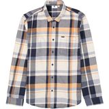 GARCIA - Overhemd - Bruin - Geruit Flanellen - Lange Mouwen - Regular Fit