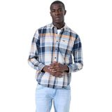 GARCIA - Overhemd - Bruin - Geruit Flanellen - Lange Mouwen - Regular Fit