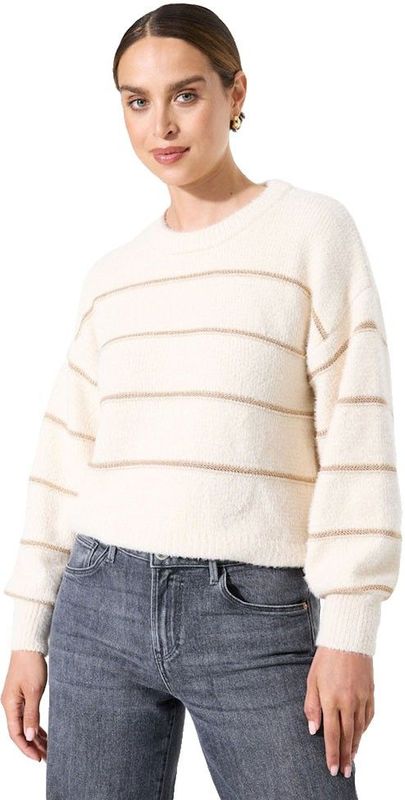 Garcia - I50254 - Trui - Taupe - Gestreept - Dames