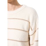 Garcia - I50254 - Trui - Taupe - Gestreept - Dames