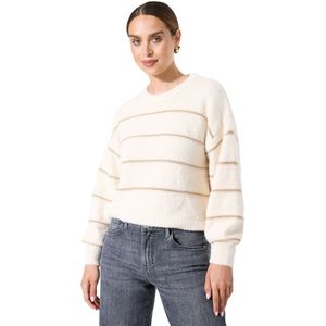 Garcia - I50254 - Trui - Taupe - Gestreept - Dames