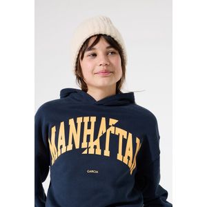 GARCIA - Hoodie - Wit - Polyester/Wol/Elastaan