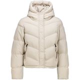 Garcia - Gewatteerde Jas - Ecru - Met Capuchon - Lange Mouwen