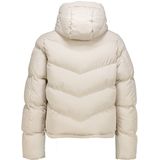 Garcia - Gewatteerde Jas - Ecru - Met Capuchon - Lange Mouwen