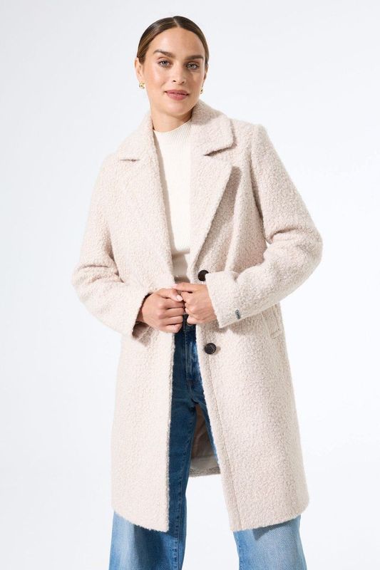 GARCIA - Dames Jas - Bruin - Teddy - Regular Fit