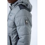 Garcia - Gewatteerde Jas - Grijs - Wintercollectie - Met Capuchon