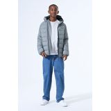 Garcia - Gewatteerde Jas - Grijs - Wintercollectie - Met Capuchon