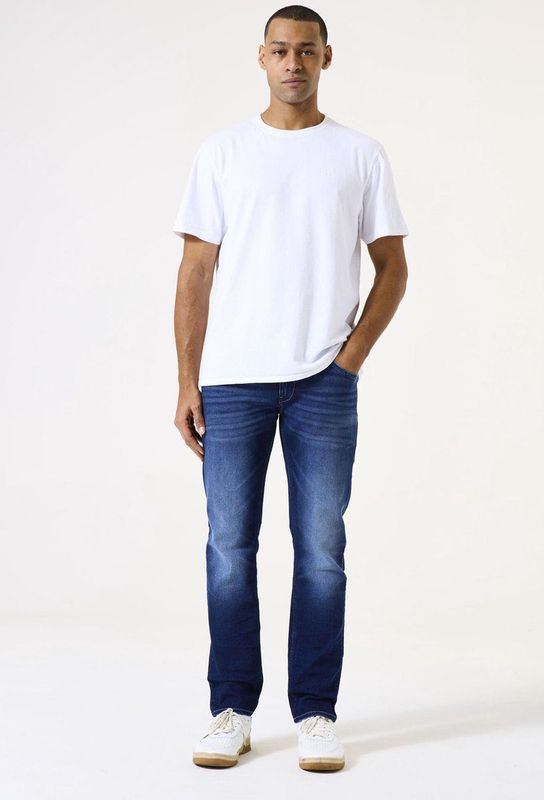 GARCIA - Russo - Jeans - Blauw - Tapered Fit