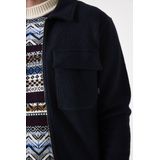 GARCIA - Denim Jack - Blauw - Katoen - Met Borstzakken