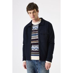 GARCIA - Denim Jack - Blauw - Katoen - Met Borstzakken