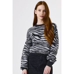 GARCIA - Effen Trui - Zwart - Lange Mouw