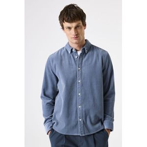 GARCIA - Overshirt - Blauw - Katoen - Regular Fit
