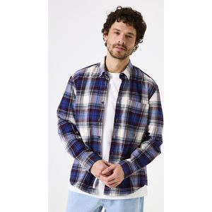 GARCIA - Overhemd - Blauw - Lange Mouw