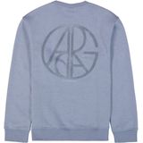 GARCIA - Effen Sweater - Blauw - Lange Mouw