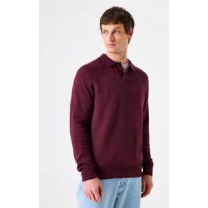 Garcia Dames trui bordeaux (Maat: XS) - Halslijn: Ronde hals,