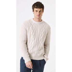 GARCIA - Effen Trui - Wit - Lange Mouw