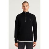 Oscar - Half Zip - Trui - Donkerbruin - Heren