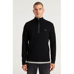 Oscar - Half Zip - Trui - Donkerbruin - Heren