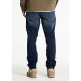 Jeans - Donkerblauw - Evan Terrain - Heren - Slim Fit 5-Pocket
