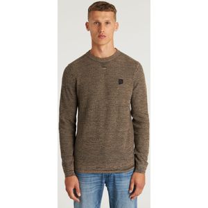 CHASIN' - Gebreide Trui - Bruin