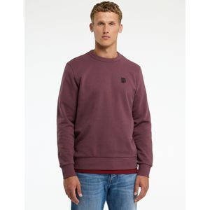 CHASIN' - Sweater - Donkerrood - Regular Fit - Lange Mouwen