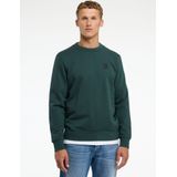 CHASIN' - Toby - Sweater - Donkergroen - Regular Fit - 100% Katoen