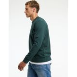 CHASIN' - Toby - Sweater - Donkergroen - Regular Fit - 100% Katoen