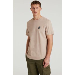 CHASIN' - Brody T-shirt - Taupe - Katoen - Regular Fit