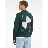 CHASIN' - Toby Wave - Sweater - Donkergroen