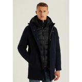 Jassen - Stellar Wool - Donkerblauw - Heren - Lange Parka