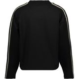 Garcia - Sweater - Zwart - Katoen - Contrasterende Strepen