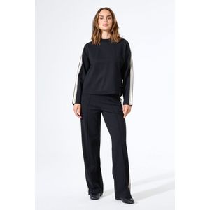 Garcia - GE50002 - Broek - Zwart - Elastische Tailleband - Steekzakken