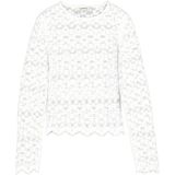 GARCIA - Longsleeve - Wit - Kant - Lange Mouwen