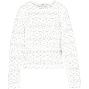 GARCIA - Longsleeve - Wit - Kant - Lange Mouwen