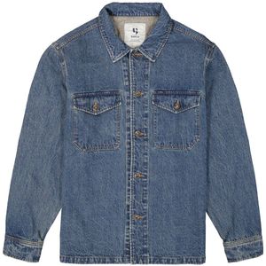 GARCIA - Denim Overshirt - Blauw - 100% Katoen - Met Borstzakken