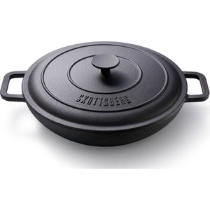 Skottsberg Hapjespan Gietijzer 31.5 Cast Iron alle warmtebronnen Inductie