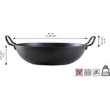 SKOTTSBERG - Carbon Steel - Wokpan - 2,5 mm - Pre-seasoned