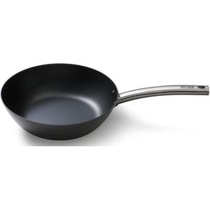 Skottsberg Wokpan Plaatstaal 28 cm Carbon Steel - alle warmtebronnen - Inductie