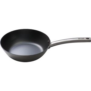 Skottsberg Wokpan Plaatstaal 24 cm Carbon Steel - alle warmtebronnen - Inductie